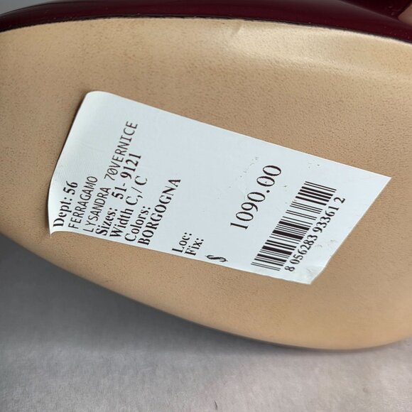 NWT Ferragamo Women's Lysandra High Heel Pumps - Picture 6 of 9